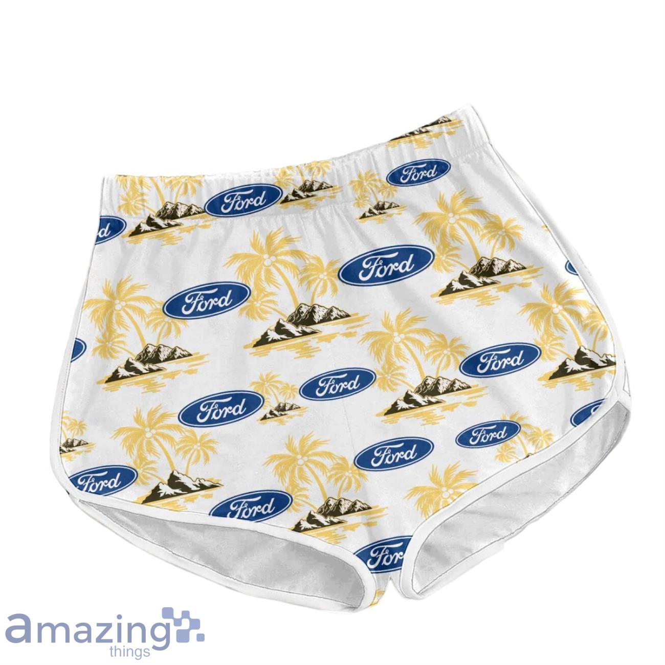 Ford Combo Hawaiian Shirt & Short Summer Beach For Fans image Ford Combo Hawaiian Shirt & Short Summer Beach For Fans Product Photo 3