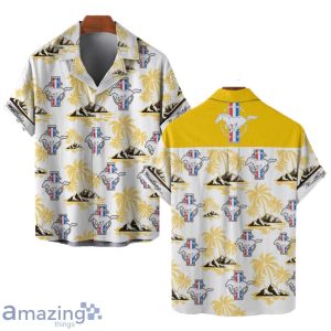 Ford Mustang Combo Hawaiian Shirt & Short Summer Beach For Fans Product Photo 1