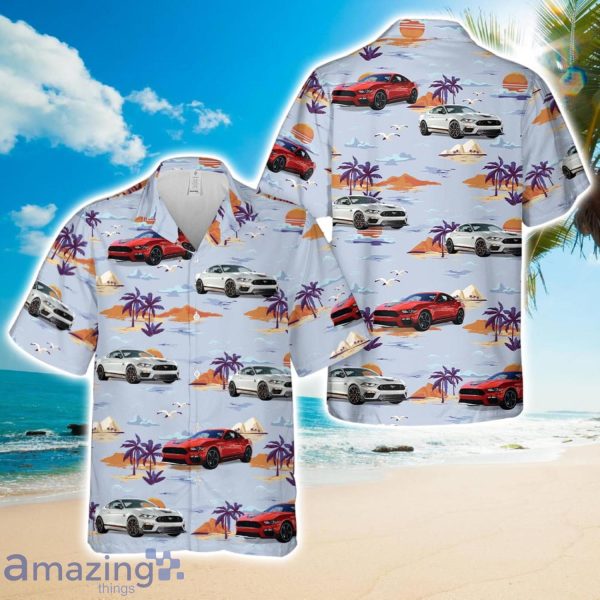 Ford Mustang Mach 1 2022 Hawaiian Shirt 3D Printed Button Shirt Product Photo 1