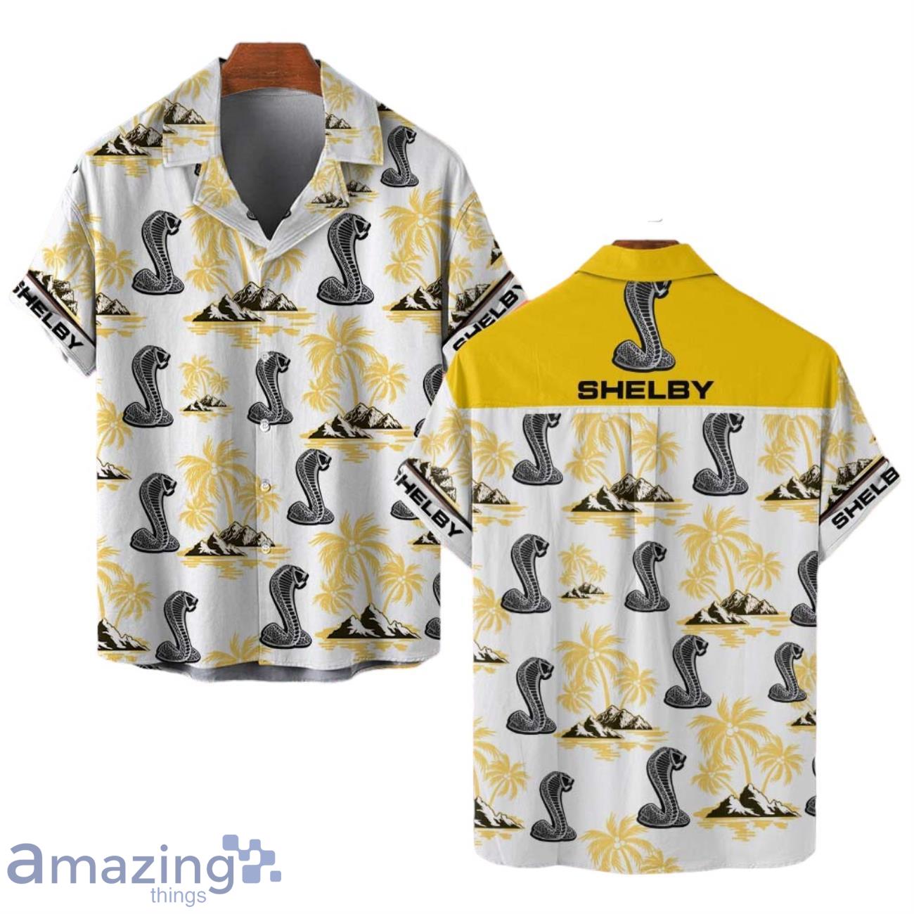 Ford Shelby Combo Hawaiian Shirt & Short Summer Beach For Fans image Ford Shelby Combo Hawaiian Shirt & Short Summer Beach For Fans Product Photo 1