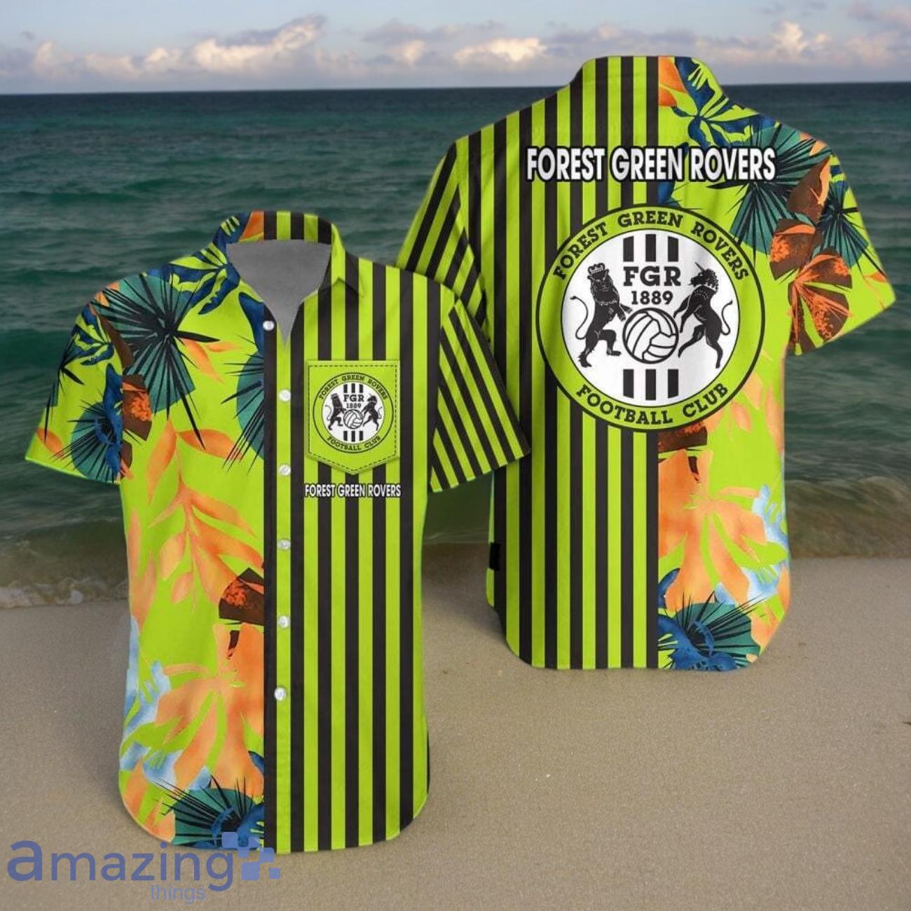 Forest Green Rovers Hawaiian Shirt & Short Aloha Beach Summer For Men Women image Forest Green Rovers Hawaiian Shirt & Short Aloha Beach Summer For Men Women Product Photo 1