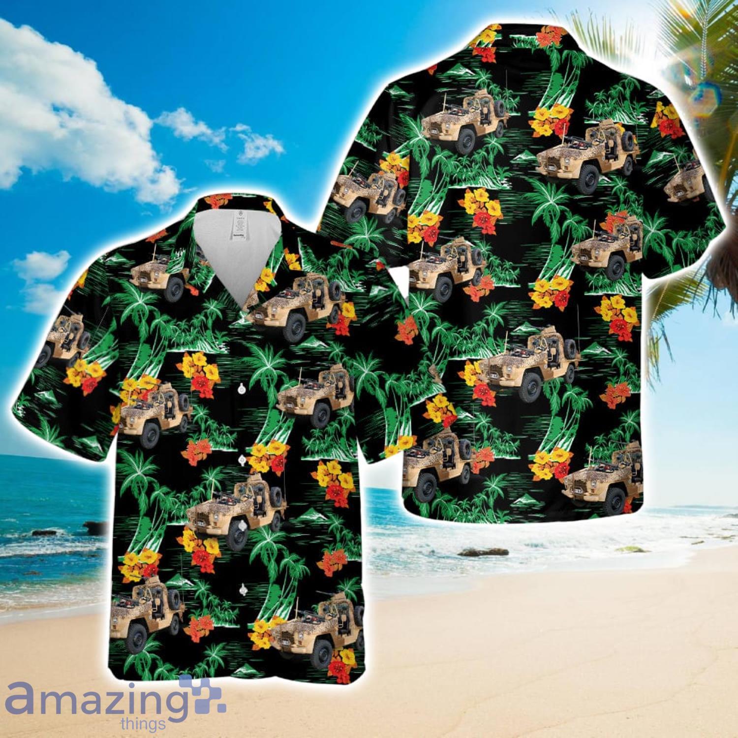 French Army Peugeot P4 PATSAS Hawaiian Shirt Cute Summer Gift image French Army Peugeot P4 PATSAS Hawaiian Shirt Cute Summer Gift Product Photo 1