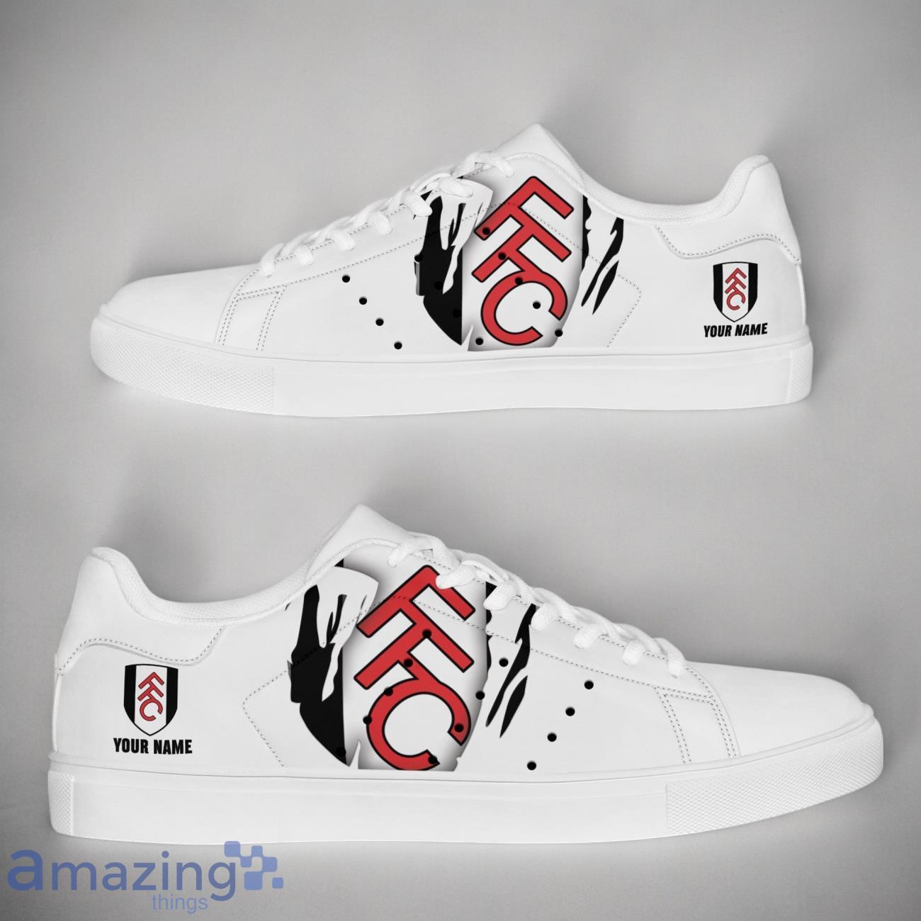 Fulham EPL Custom Name New Stansmith Shoes Gifts For Fans image Fulham EPL Custom Name New Stansmith Shoes Gifts For Fans Product Photo 1