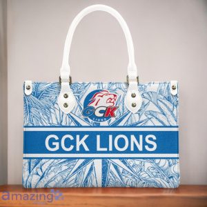 GCK Lions Leather Handbag Custom Name Gift For Women Product Photo 3