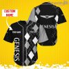 Genesis Sports Logo Jersey Baseball Shirt Custom Name With Diamond Brush Pattern For Men And Women