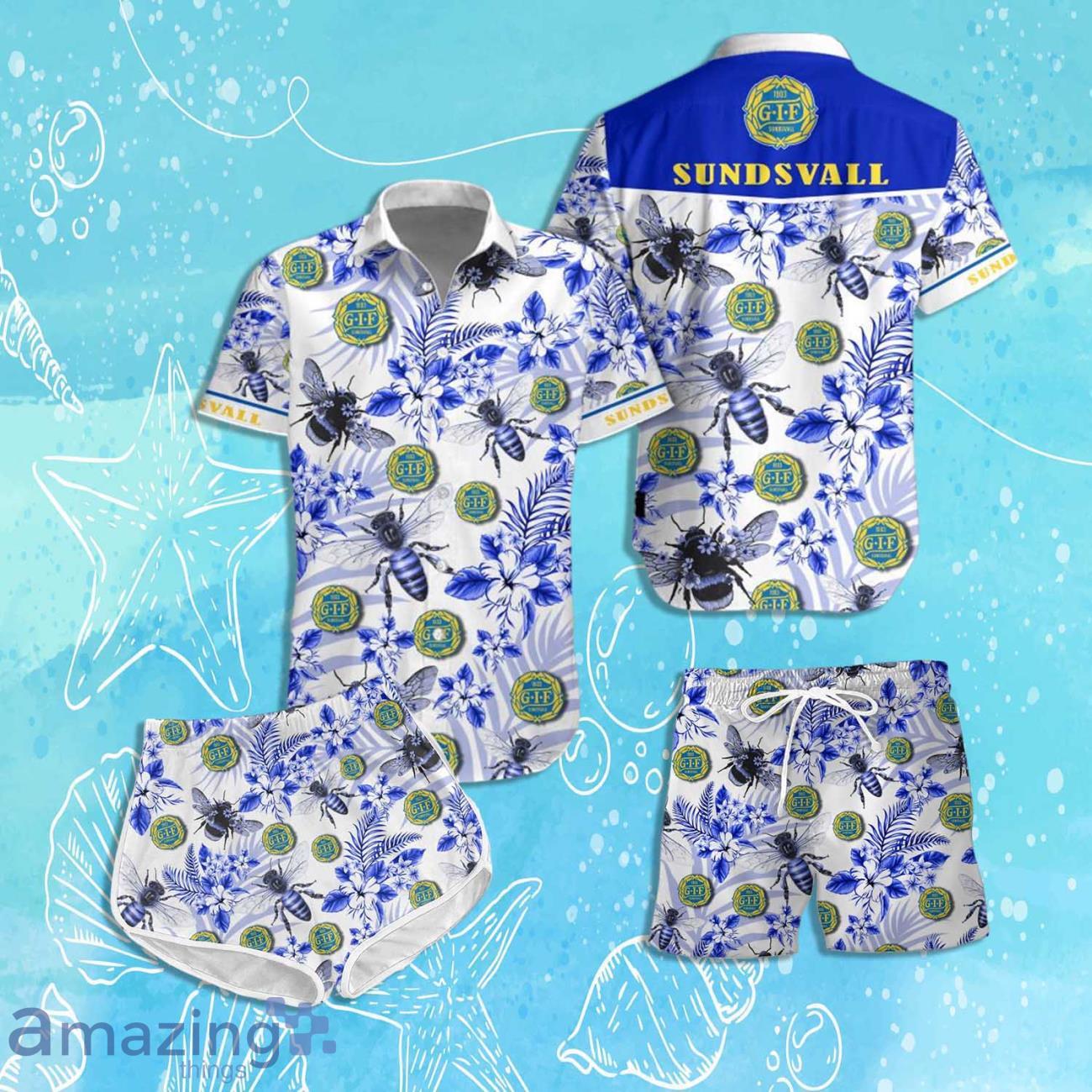 GIF Sundsvall Hawaiian Shirt & Short 2024 Summer Beach For Fans image GIF Sundsvall Hawaiian Shirt & Short 2024 Summer Beach For Fans Product Photo 1