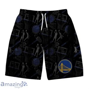 Golden State Warriors NBA Logo Basketball Street Style Design Hawaiian Shirt & Short image Golden State Warriors NBA Logo Basketball Street Style Design Hawaiian Shirt & Short Product Photo 3