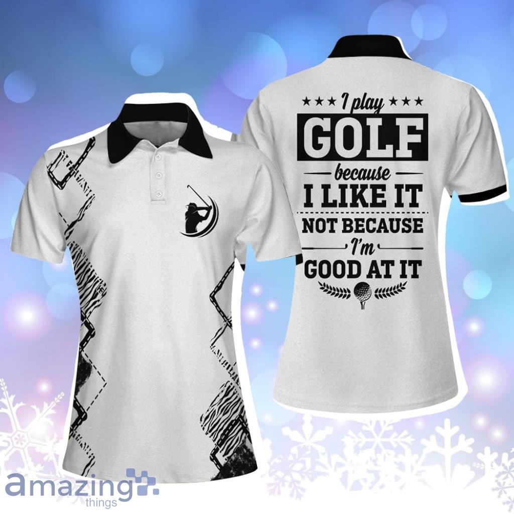 Golf Player Gift For Golf Lovers Polo ShirtFor Women Product Photo 1