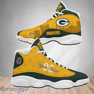 Green Bay Packers NFL Air Jordan 13 Shoes Custom Number & Name Trending Product Photo 3