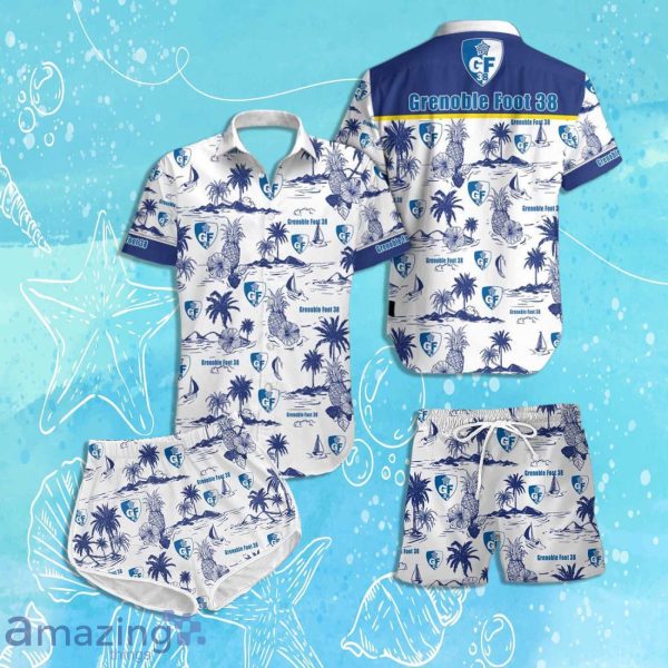Grenoble Foot 38 Hawaiian Shirt & Short 2024 Summer Beach For Fans Product Photo 1