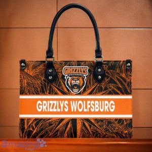 Grizzlys Wolfsburg Leather Handbag Custom Name Gift For Women image Grizzlys Wolfsburg Leather Handbag Custom Name Gift For Women Product Photo 2
