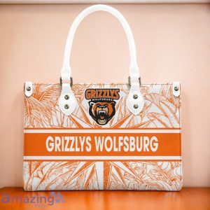Grizzlys Wolfsburg Leather Handbag Custom Name Gift For Women image Grizzlys Wolfsburg Leather Handbag Custom Name Gift For Women Product Photo 3