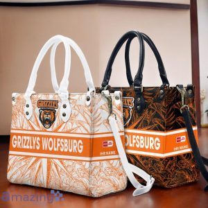 Grizzlys Wolfsburg Leather Handbag Custom Name Gift For Women Product Photo 1