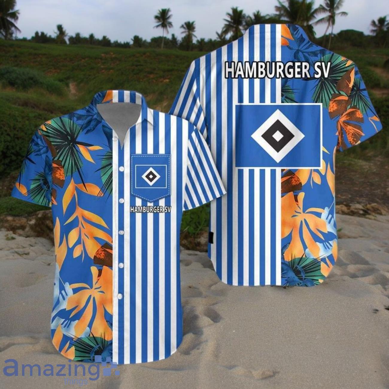 Hamburger SV Hawaiian Shirt & Short Aloha Beach Summer For Men Women image Hamburger SV Hawaiian Shirt & Short Aloha Beach Summer For Men Women Product Photo 1