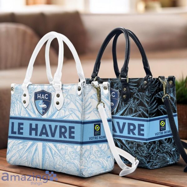 Havre Athletic Club Leather Handbag Custom Name Gift For Women Product Photo 1