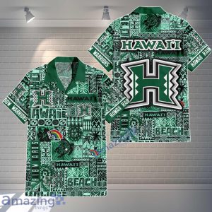 Hawaii Rainbow Warriors Logo Team Hawaiian Shirt & Short New Design Summer Gift For Fans Product Photo 1