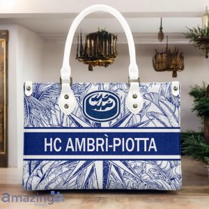 HC Ambri-Piotta Leather Handbag Custom Name Gift For Women Product Photo 3