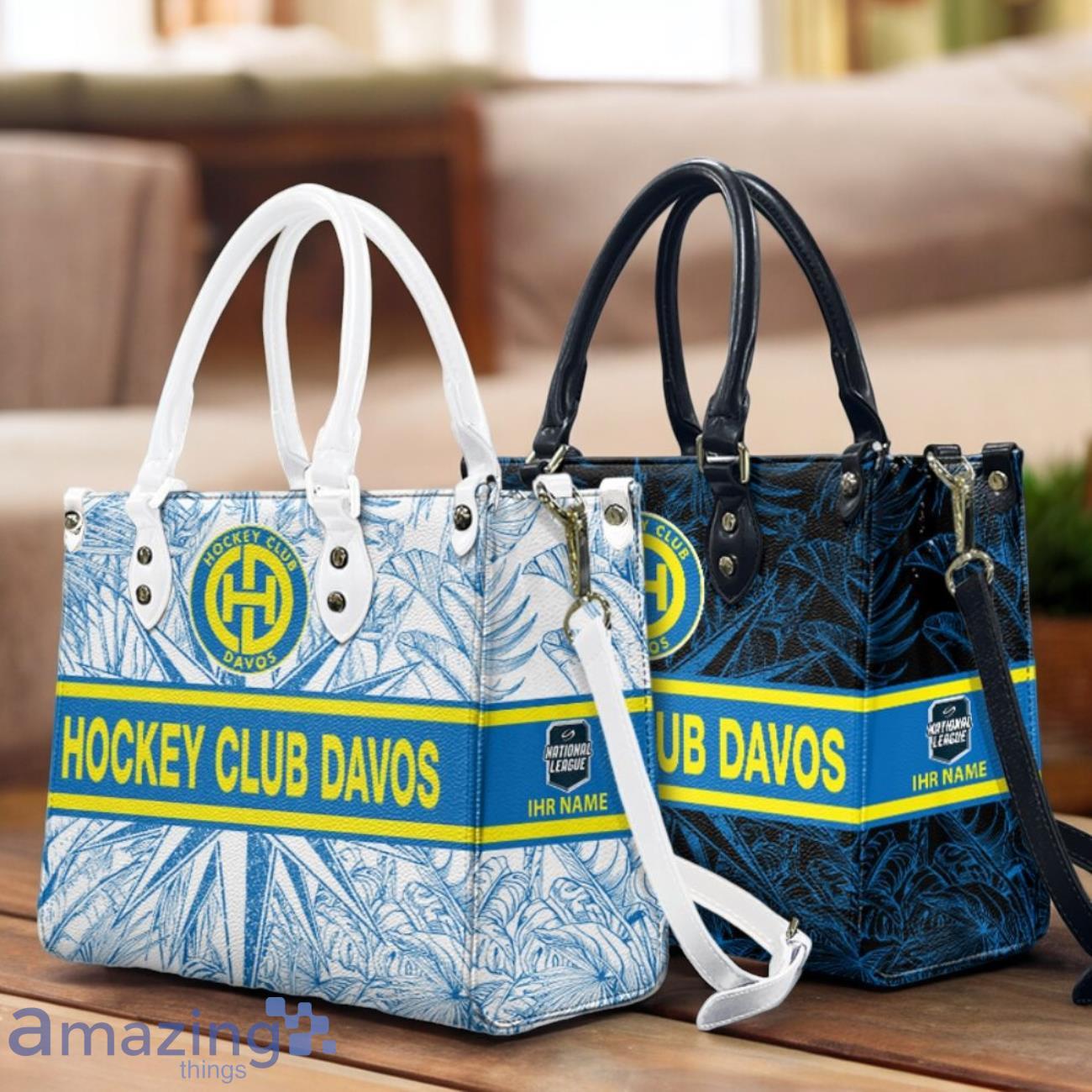 HC Davos Leather Handbag Custom Name Gift For Women image HC Davos Leather Handbag Custom Name Gift For Women Product Photo 1
