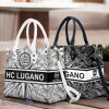 HC Lugano Leather Handbag Custom Name Gift For Women