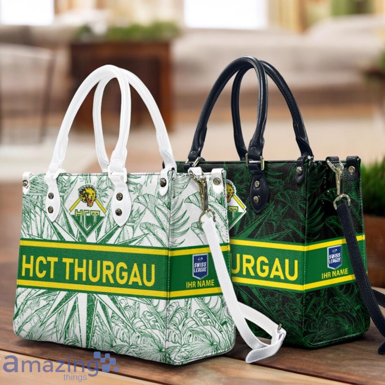 HC Thurgau Leather Handbag Custom Name Gift For Women image HC Thurgau Leather Handbag Custom Name Gift For Women Product Photo 1