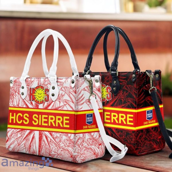 HCS Sierre Leather Handbag Custom Name Gift For Women Product Photo 1