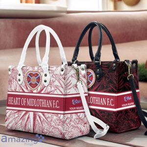 Heart Of Midlothian F.C. Leather Handbag Custom Name Gift For Women Product Photo 1