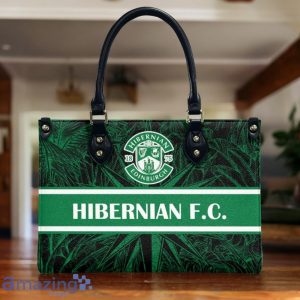 Hibernian F.C. Leather Handbag Custom Name Gift For Women Product Photo 2