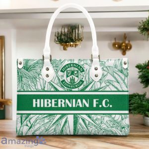Hibernian F.C. Leather Handbag Custom Name Gift For Women Product Photo 3
