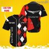Honda Gold Wing Sports Logo Jersey Baseball Shirt Custom Name With Diamond Brush Pattern For Men And Women