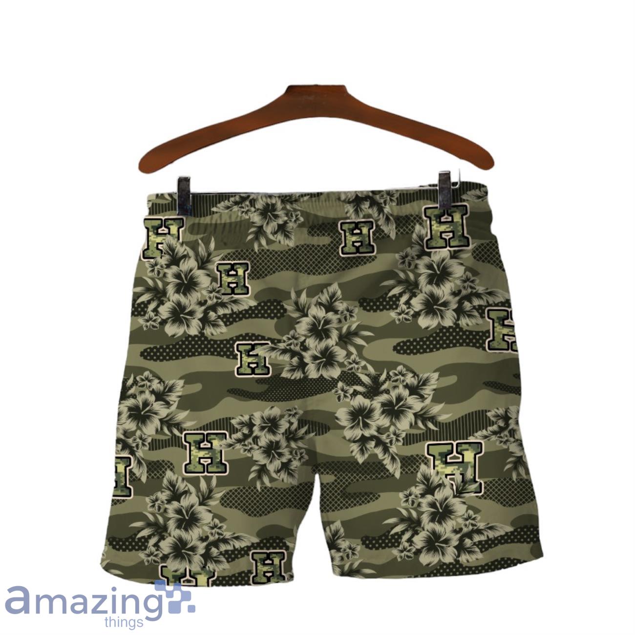 Houston Astros Logo Camo Pattern 3D Hawaiian Shirt & Short image Houston Astros Logo Camo Pattern 3D Hawaiian Shirt & Short Product Photo 4