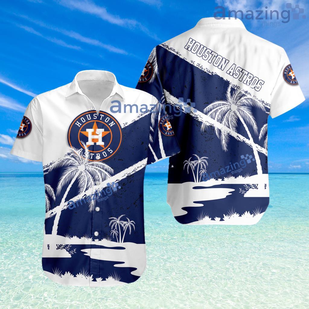 Houston Astros Mlb Sport Hawaiian Shirt Tropical Brush Grunge Elegant Style For Men And Women image Houston Astros Mlb Sport Hawaiian Shirt Tropical Brush Grunge Elegant Style For Men And Women Product Photo 1