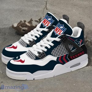 Houston Texans NFL Air Jordan 4 Custom Name Sneaker For Fans Product Photo 1