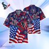 Houston Texans NFL Flag Memorial Firework Hawaiian Shirt For Real Fans
