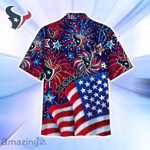 Houston Texans NFL Flag Memorial Firework Hawaiian Shirt For Real Fans Product Photo 3