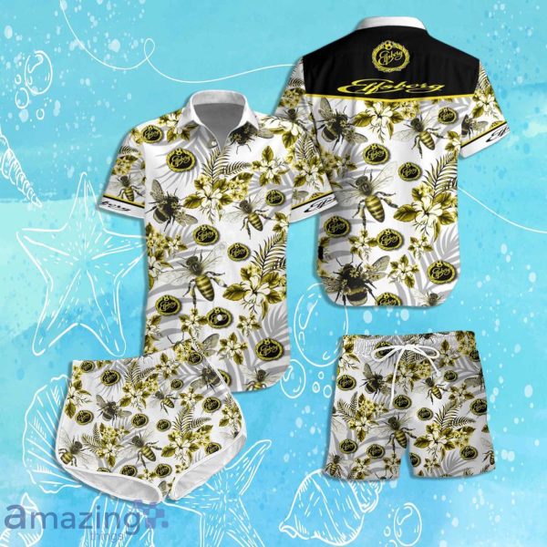 IF Elfsborg Hawaiian Shirt & Short 2024 Summer Beach For Fans Product Photo 1