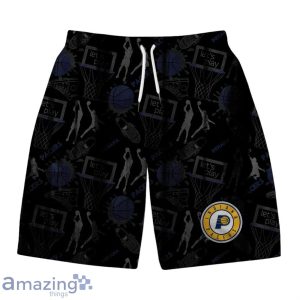 Indiana Pacers NBA Logo Basketball Street Style Design Hawaiian Shirt & Short Product Photo 3