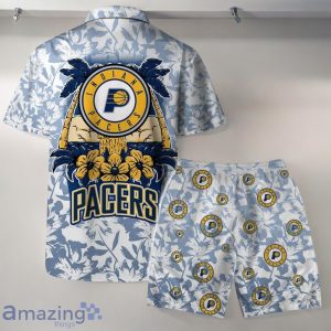 Indiana Pacers - NBA The Land Of Sunshine Pattern Hawaiian Shirt And Short Product Photo 2