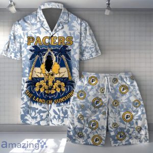 Indiana Pacers - NBA The Land Of Sunshine Pattern Hawaiian Shirt And Short Product Photo 1