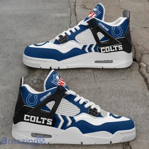 Indianapolis Colts NFL Air Jordan 4 Custom Name Sneaker For Fans Product Photo 3