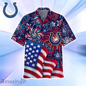 Indianapolis Colts NFL Flag Memorial Firework Hawaiian Shirt For Real Fans Product Photo 2