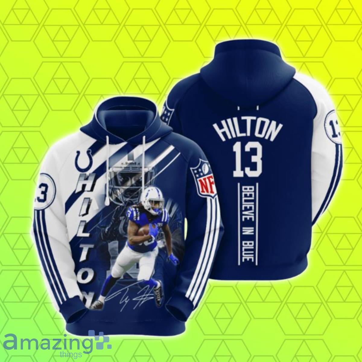 Indianapolis Colts Ty Hilton 3D Hoodie Special Gift image Indianapolis Colts Ty Hilton 3D Hoodie Special Gift Product Photo 1