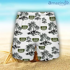 Jeep Hawaiian Shirt And Shorts Trendy Beach Season For Men And Women Product Photo 2