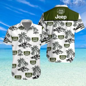 Jeep Hawaiian Shirt And Shorts Trendy Beach Season For Men And Women Product Photo 1