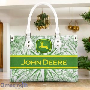 John Deere Leather Handbag Custom Name Gift For Women Product Photo 3
