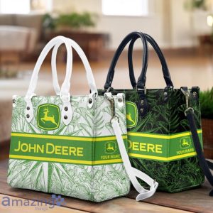 John Deere Leather Handbag Custom Name Gift For Women Product Photo 1