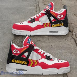 Kansas City Chiefs NFL Air Jordan 4 Custom Name Sneaker For Fans Product Photo 3