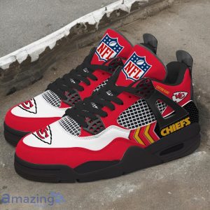 Kansas City Chiefs NFL Air Jordan 4 Custom Name Sneaker For Fans Product Photo 4