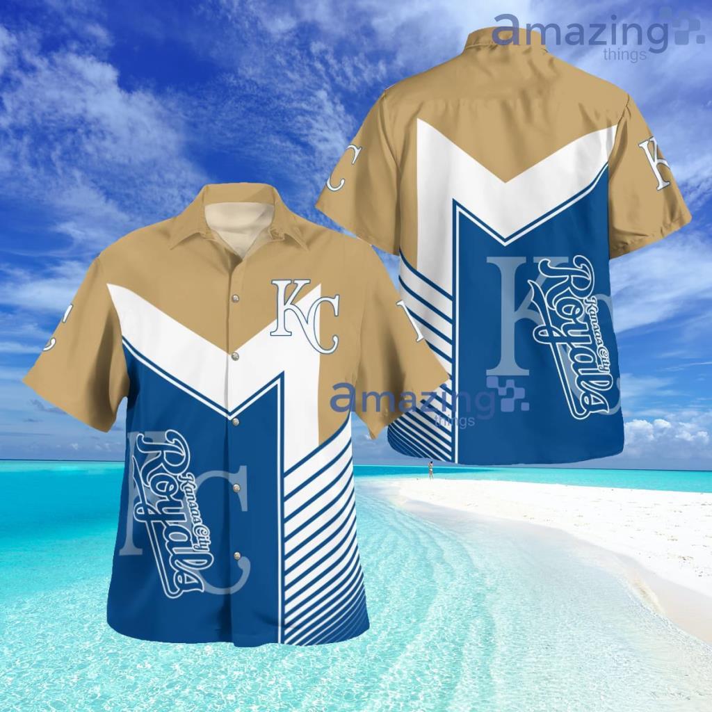 Kansas City Royals Standard Button Down Tropical Hawaiian Shirt image Kansas City Royals Standard Button Down Tropical Hawaiian Shirt Product Photo 1