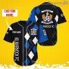 Kilmarnock F.C. Sports Logo Jersey Baseball Shirt Custom Name With Diamond Brush Pattern For Men And Women