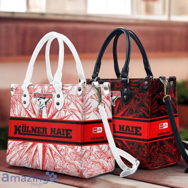 Kolner Haie Leather Handbag Custom Name Gift For Women Product Photo 1